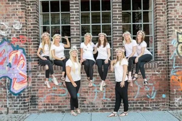 JGA in Dortmund Outdoor Gruppenbild