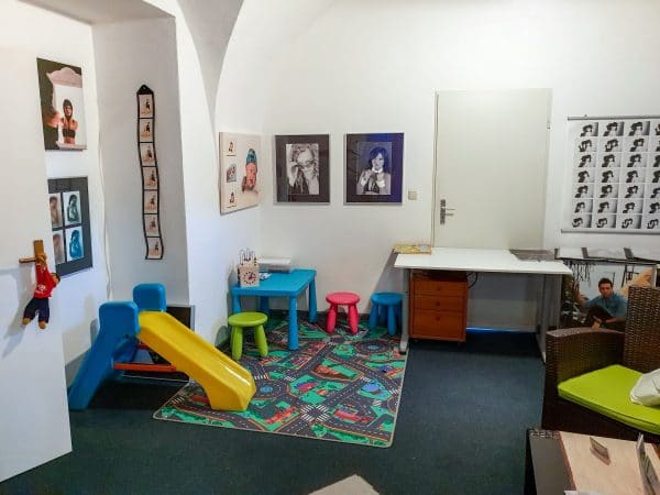 Spielecke-Kinderbereich im Fotostudio Keepsmile, Castrop-Rauxel
