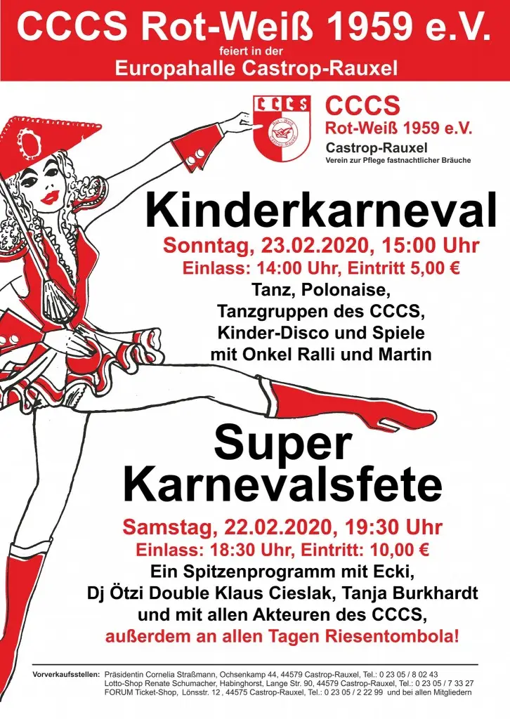 Plakat Karneval CCCS 2020