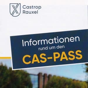 Titelseite vom CAS-Pass Flyer - Fotostudio Keepsmile, Castrop-Rauxel macht mit