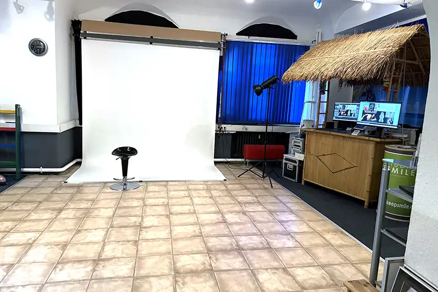 Aufnahmebereich im Fotostudio Keepsmile, Castrop-Rauxel